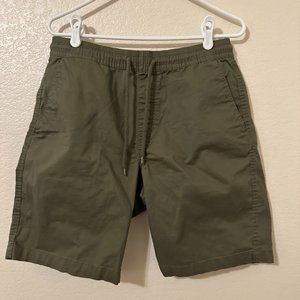 Volcom Men’s Drawstring Pull On Casual Green Short Medium Size